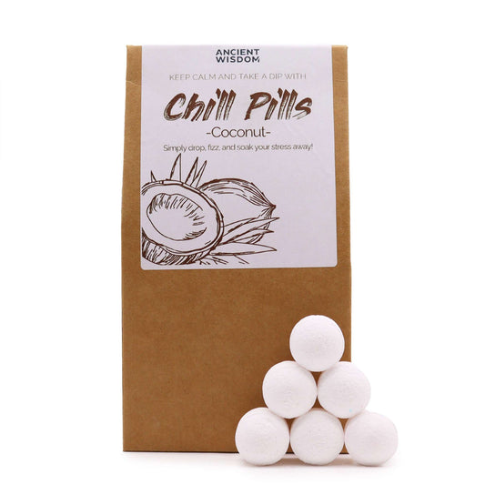 Chill Pills Gift Pack 350g by The Bliss Co, summer-themed relaxation supplement with colorful packaging and individual chill pill containers