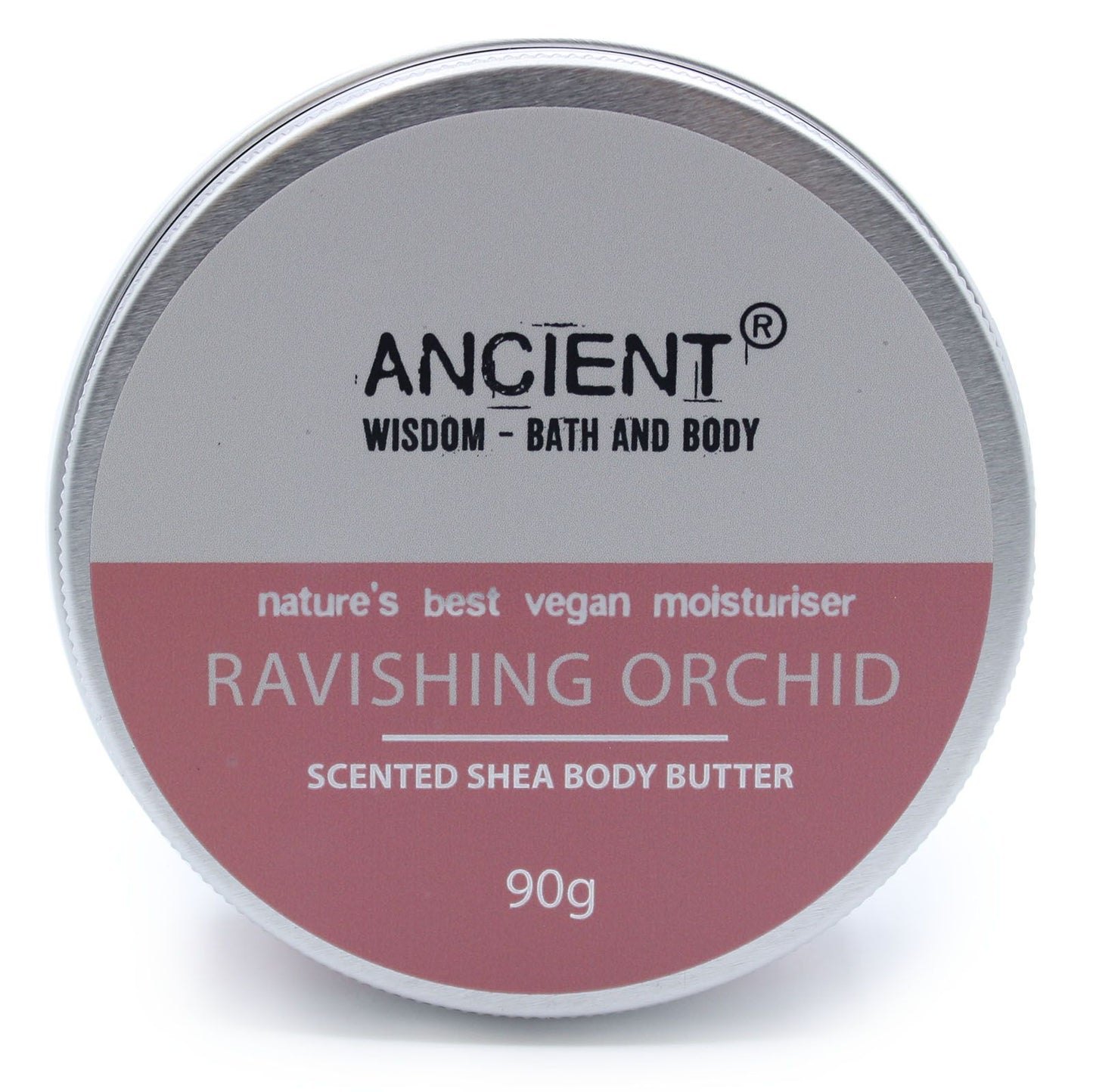 Scented Shea Body Butter in 90g jar by The Bliss Co featuring a luxurious orchid fragrance and smooth, creamy texture.