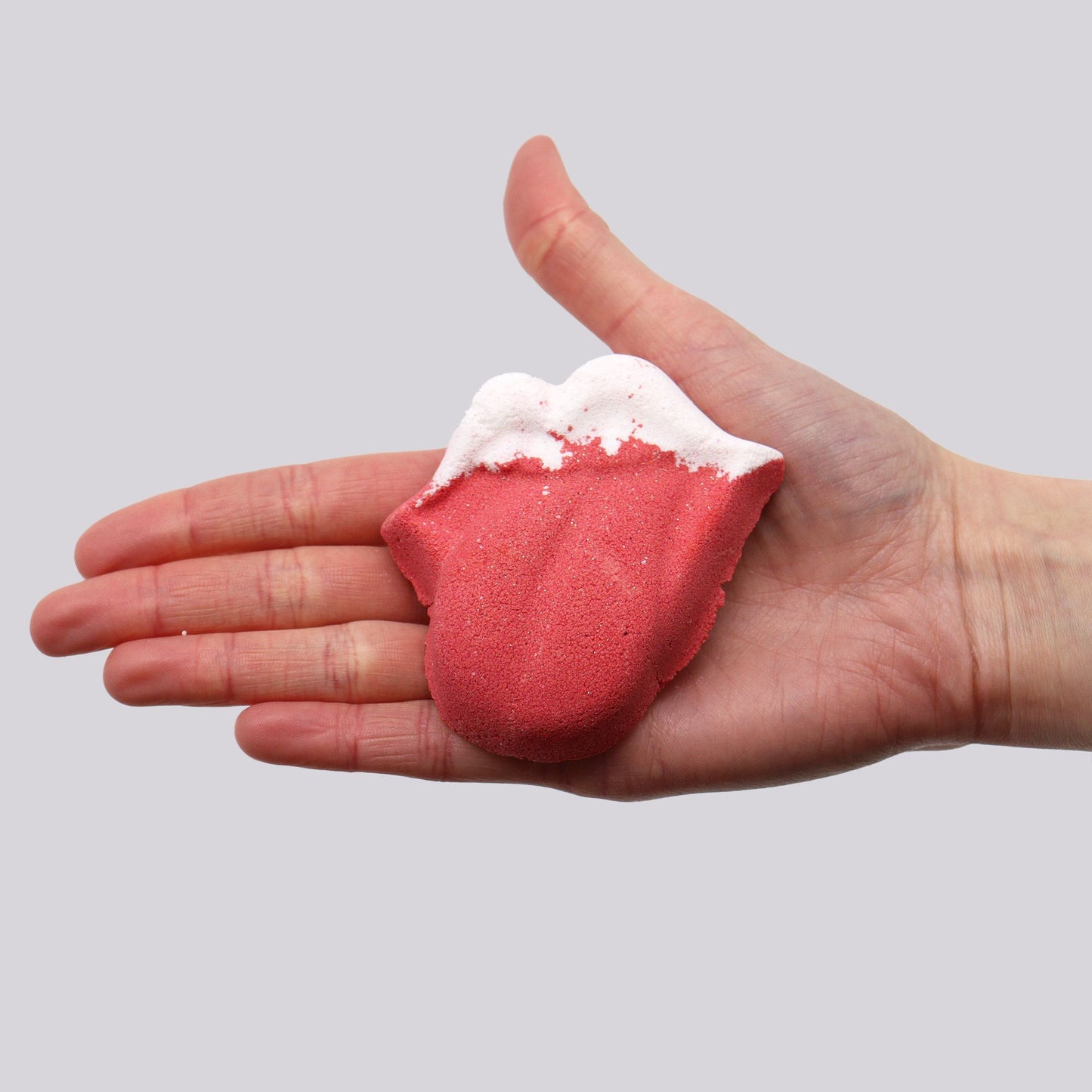 Colorful Lips bath bomb for kids by The Bliss Co, shaped as a playful, vibrant bath bomb in a 60g size.
