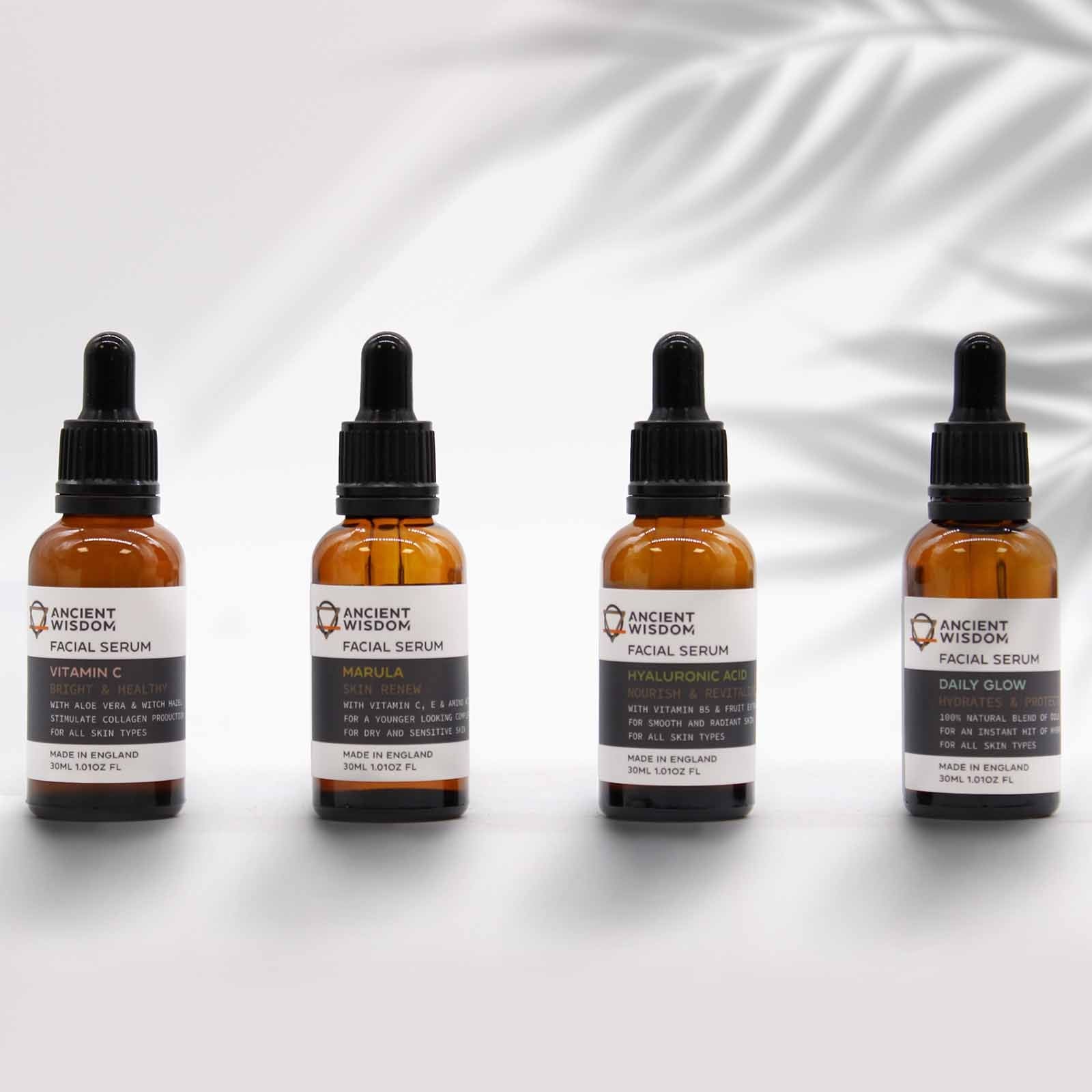 The Bliss Co Vitamin C Face Serum in a clear glass bottle with dropper, designed for facial skincare and brightening.