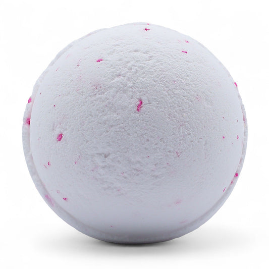 Set of 3 Coconut Dream Jumbo Bath Bombs from The Bliss Co, 180g each, with colorful packaging and coconut scent.