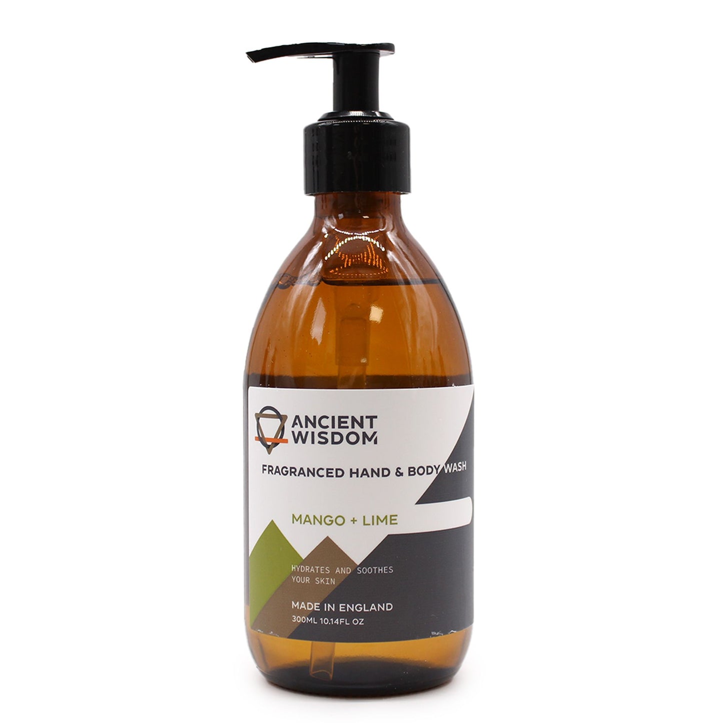 The Bliss Co Mango & Lime Hand & Body Wash 300ml bottle with vibrant mango and lime imagery on the label.
