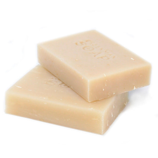 Greenman Coconut Cool & Calm soap slice by The Bliss Co, handmade Greenman soap, 100g, featuring fresh coconut scent