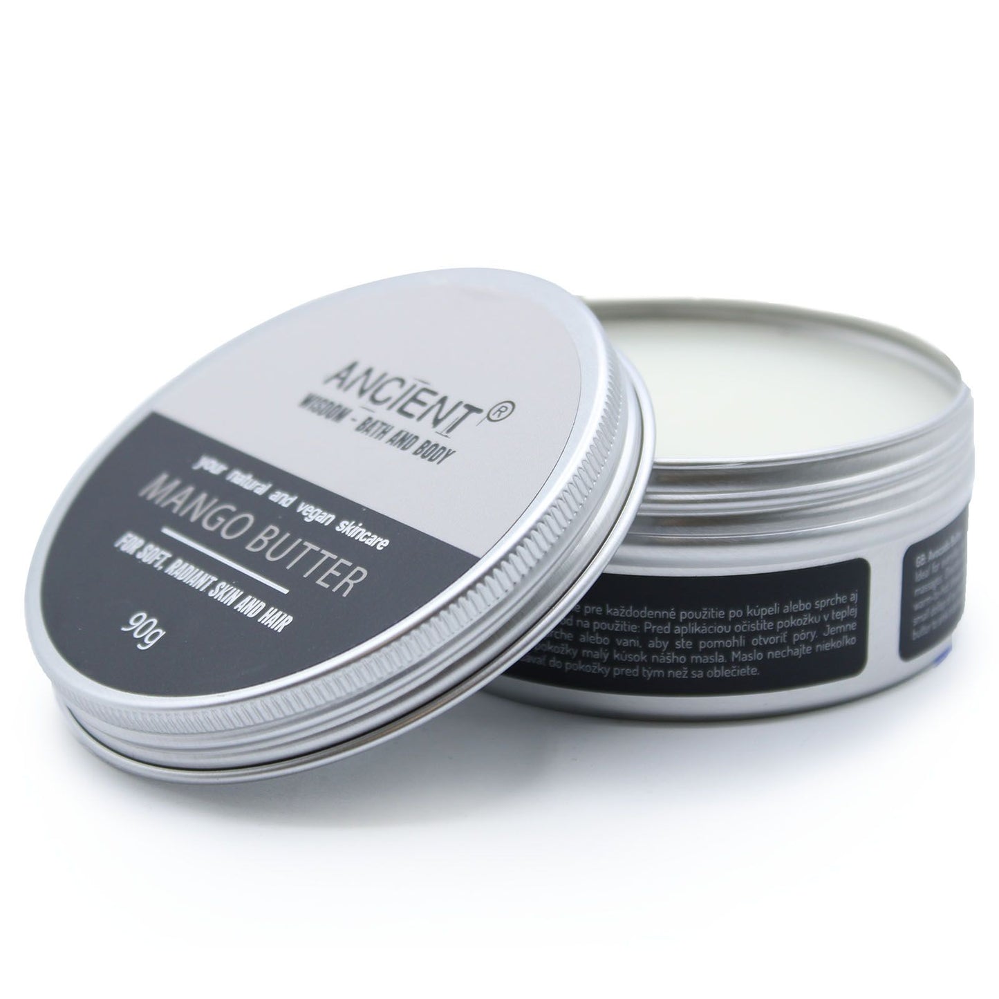 Pure Mango Body Butter by The Bliss Co in 90g jar, smooth and creamy with vibrant mango color visible.