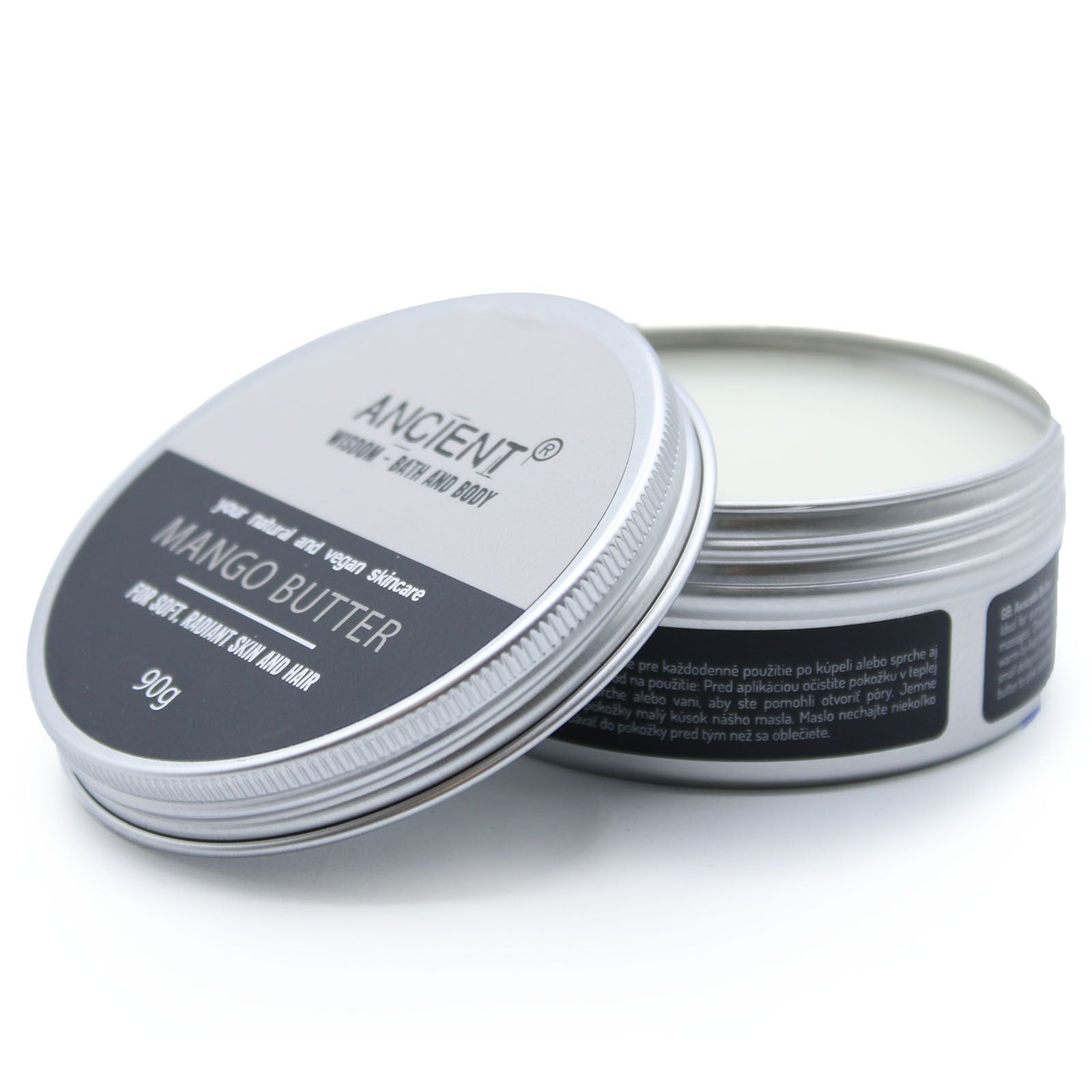 Pure Mango Body Butter by The Bliss Co in 90g jar, smooth and creamy with vibrant mango color visible.