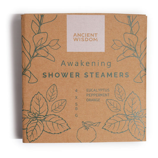 Zen Shower Steamers by The Bliss Co, Therapy Wellness Gift Set, awakening shower steamers with calming aromatherapy in a set.