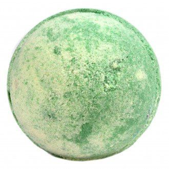 Set of 3 jumbo melon-scented bath bombs from The Bliss Co, 180g each, with colorful, round bath bombs ready for a relaxing bath.