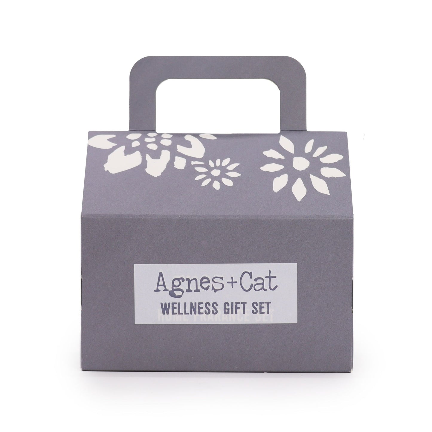 Agnes + Cat Wellness Gift Set by The Bliss Co featuring lake breeze scented products and calming accessories.