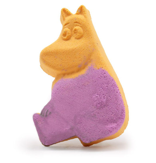 Colorful Hippo shaped bath bomb for kids by The Bliss Co, 85g, designed for fun and relaxing bath time experiences.