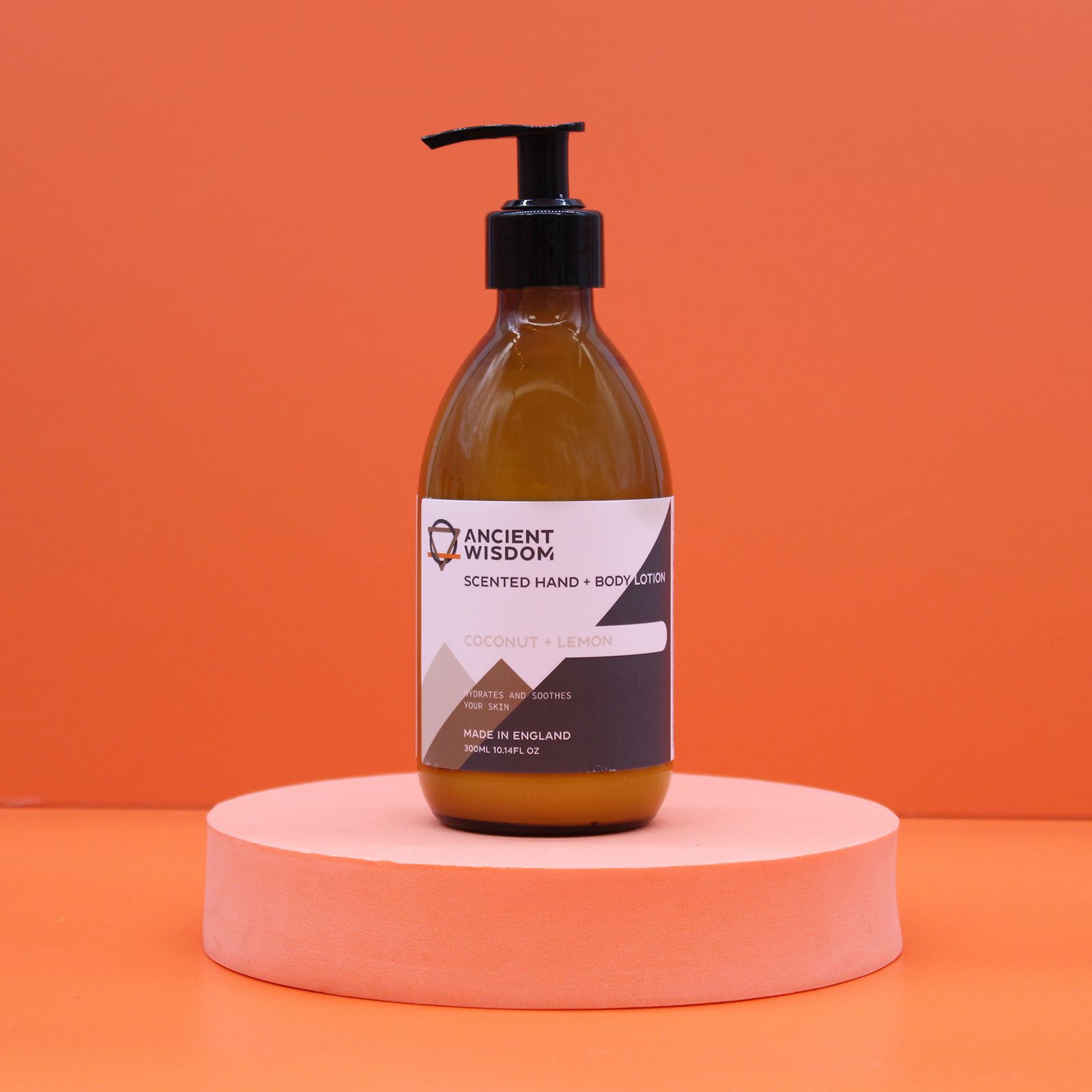 The Bliss Co Coconut & Lemon Fragranced Hand & Body Lotion 300ml bottle with a tropical scent and lemon accents.