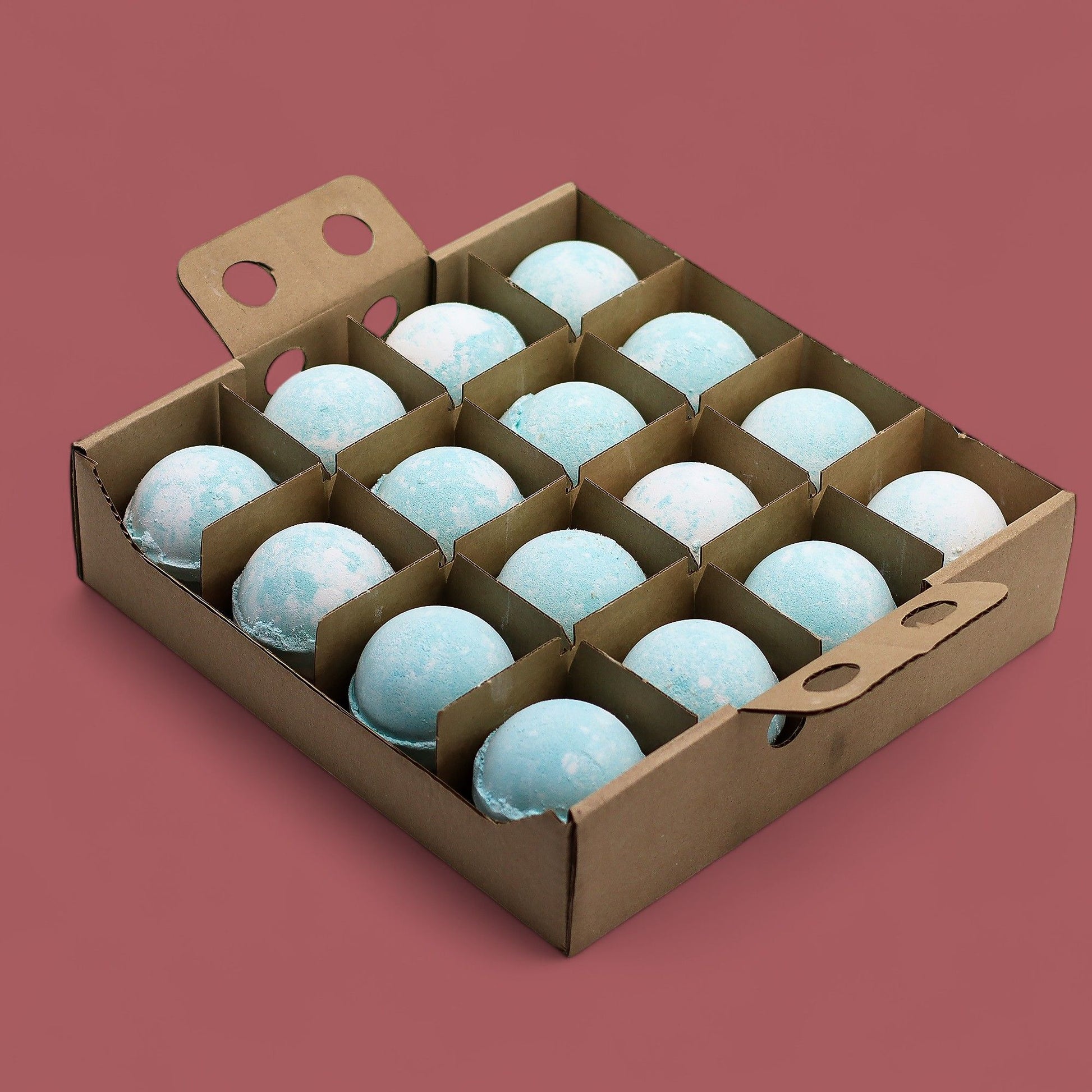 Set of three jumbo Five for Him bath bombs by The Bliss Co, featuring colorful, round 180g bath bombs with vibrant designs.